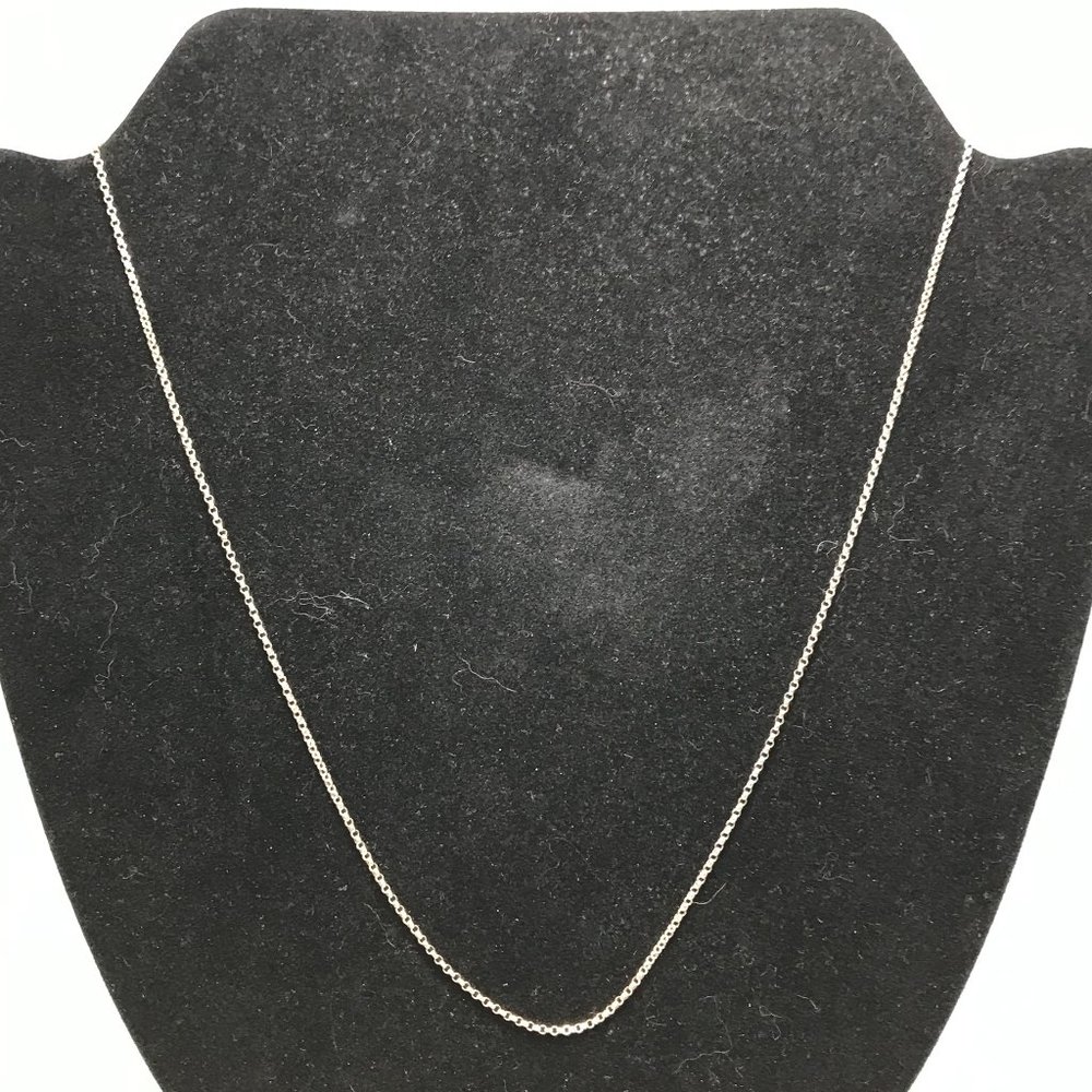 20 1/2" 1.5 mm Silver Rolo Necklace